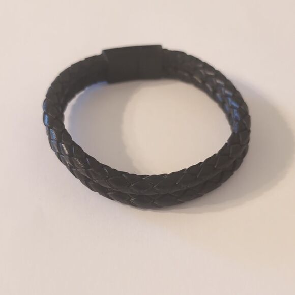 632 Black‎ Leather Braided - Picture 3 of 4